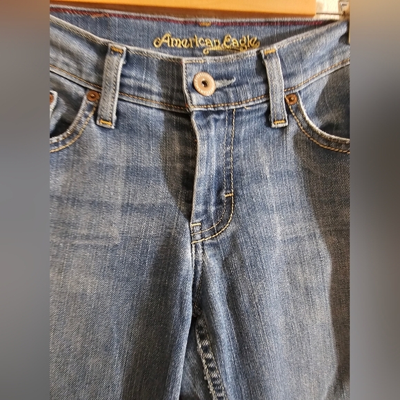 American Eagle Hipster Blue Women's Jeans - Picture 3 of 12